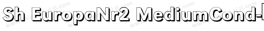 Sh EuropaNr2 MediumCond字体转换